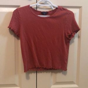 american eagle lettuce edge tee
